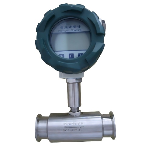 Ordinary electronic digital display turbine flow meter