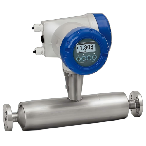 Coriolis force mass flow meter